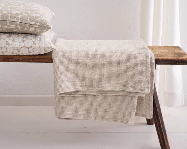 Linen Blanket, Linen Throw Blanket, Bedspread