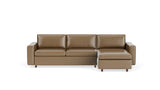 Reva 2-Piece Sectional Sleeper Sofa With Storage Chaise