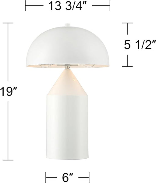 360 Lighting Felix Modern Accent Table Lamp 19" Tall