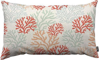 TKS MITLAN Red, Pink and Mint Corals Decorative Pillow 12 x 20 Inch