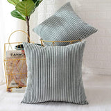 Mernette Square Decorative Pillow Corduroy 18x18