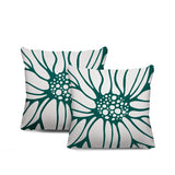 Floral Polyester Indoor/Outdoor Throw Pillow