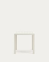 Outdoor Table Culip Aluminium With White Finish 77 x 77 cm