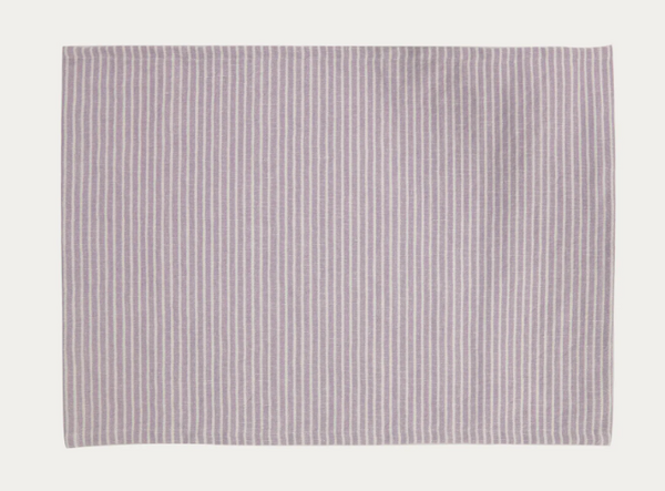 Idalmis set of 2 cotton and linen placemats in mauve, 35 x 50 cm