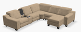 Tabor 6 Piece Sectional Sofa With Recliner Chaise