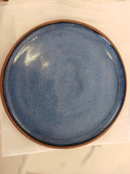 5-piece 10" indigo plate By Rani Varde