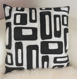 Graphic Black/White Cushion