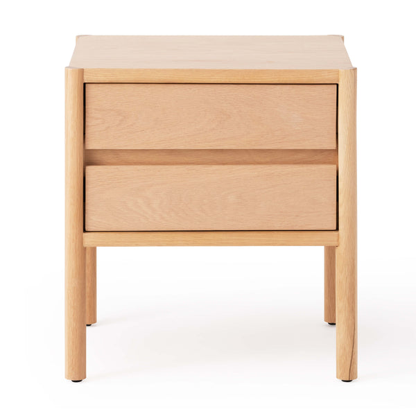 Monarch Double Drawer Nightstand