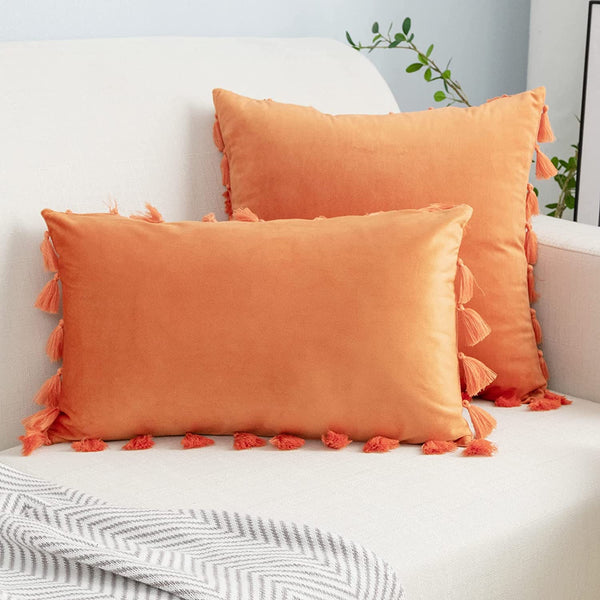 Lipo Orange Pillow Covers 12x20