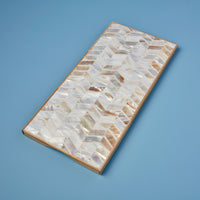 Shell Mosaic & Bamboo Rectangular Board