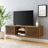 Render 60" Wall-Mount Media Console TV Stand Walnut