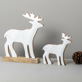 Mango Wood & Enamel Reindeer