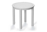 Marine Grade Polymer Top Table 21" Round Deluxe End Table