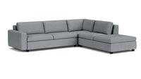 Reva 3-Piece Sectional Storage Sofa With Backless Chaise