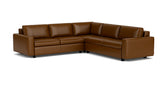 Reva 3-Piece Sectional Sleeper Sofa With Storage Loveseat