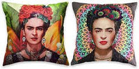 Mulzeart Frida Kahlo Mandala And Floral Throw Pillow