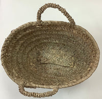 Rush Natural Basket Decorative